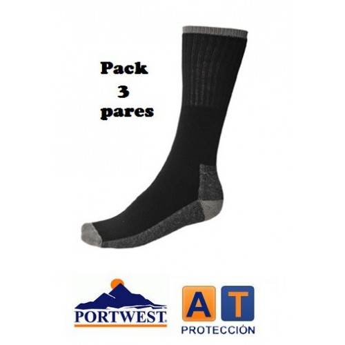 Pack 3 pares calcetines de trabajo invierno