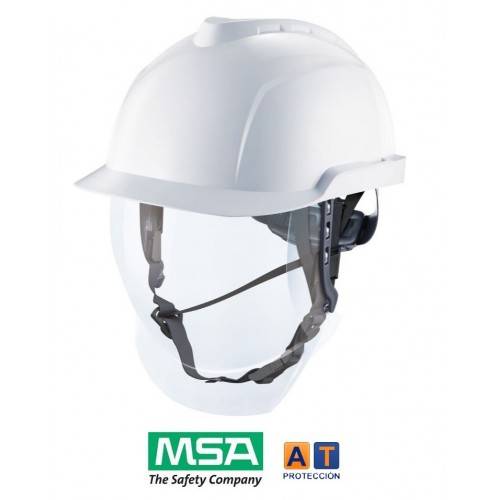 Casco dieléctrico con visor MSA V-Gard 950