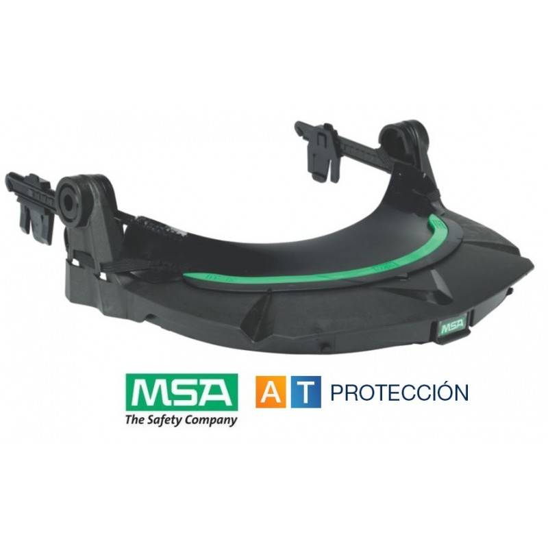Montura MSA V-Gard para cascos con ranura y control de suciedad