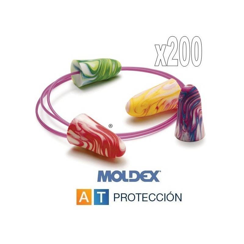 Pack 200 pares MOLDEX Spark Plugs con cordón