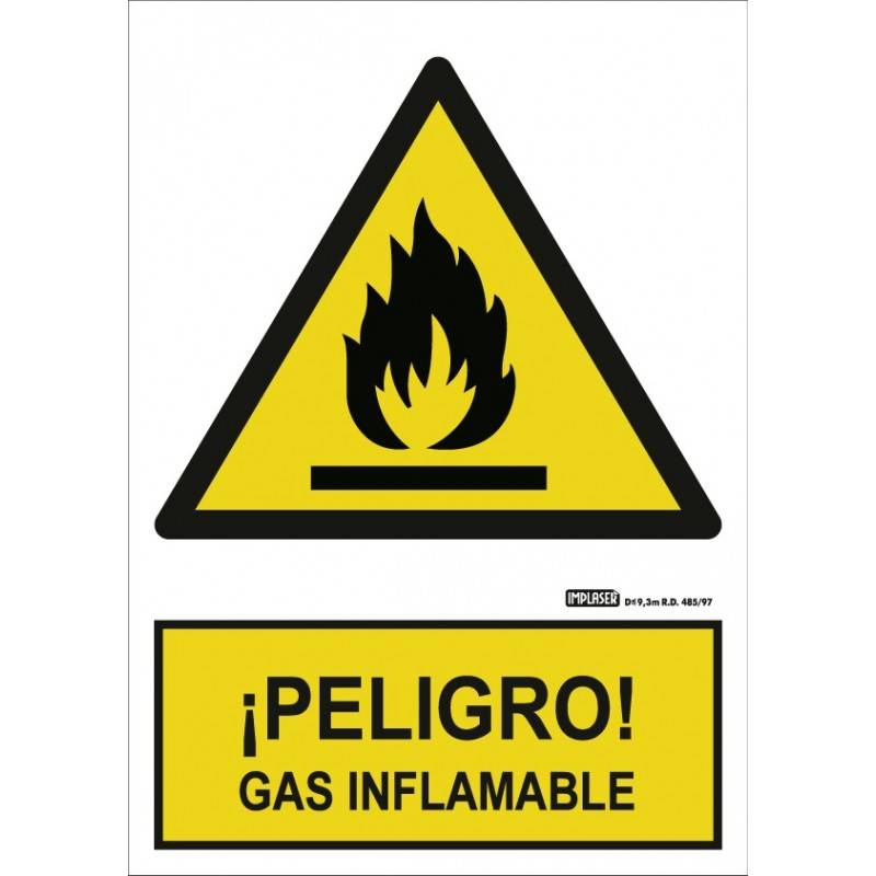 PELIGRO GAS INFLAMABLE A4 Y A3