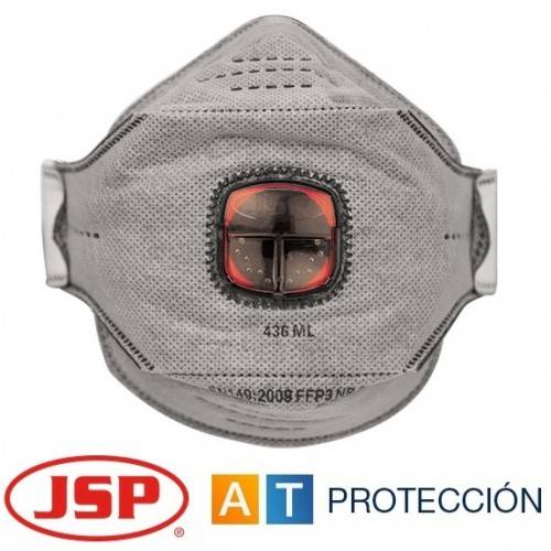 Pack 10 mascarillas antivirus FFP3 JSP 436ML con carbÃ³n activo