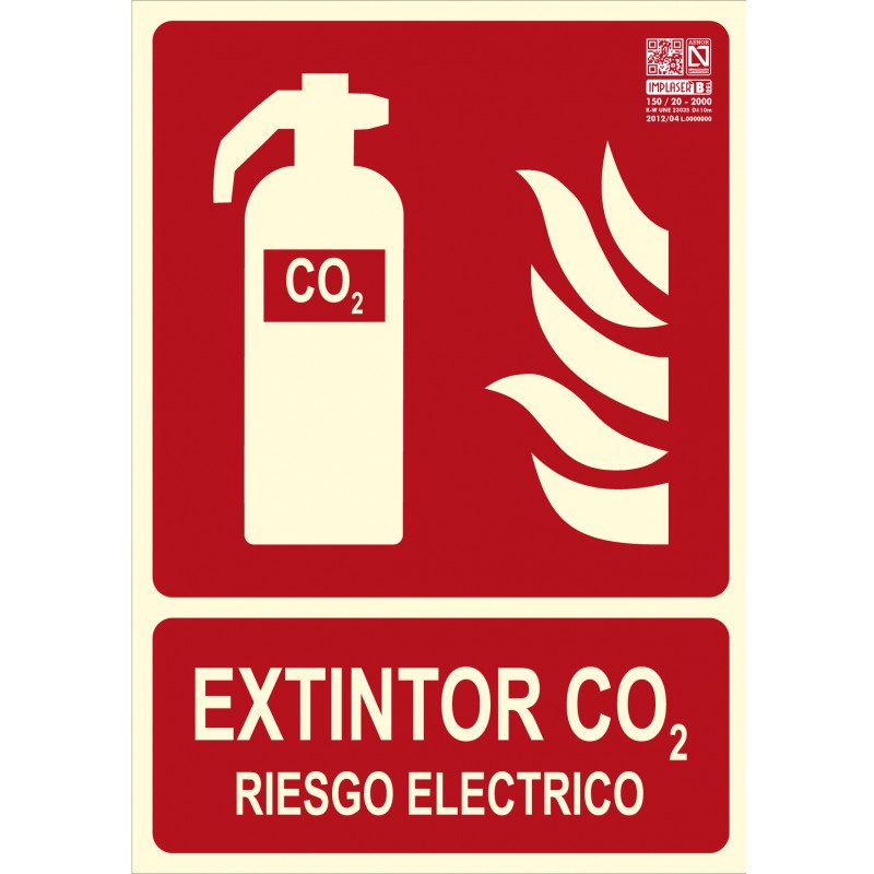  EXTINTOR CO2 RIESGO ELÉCTRICO A4 