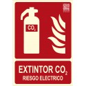  EXTINTOR CO2 RIESGO ELÉCTRICO A4 
