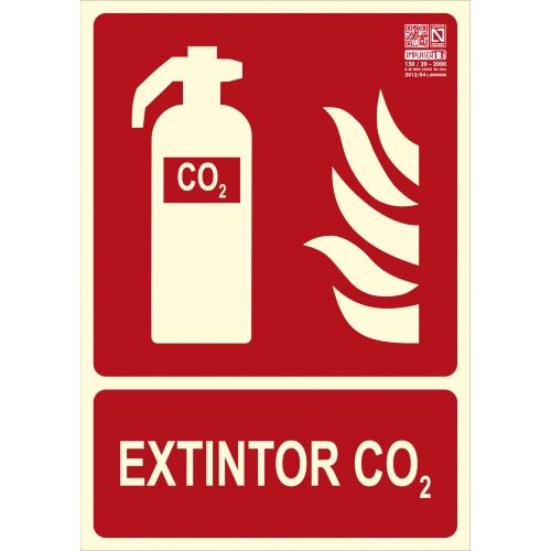 SEÑAL EXTINTON CO2 A4