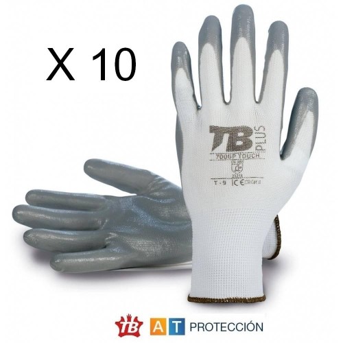 Pack 10 pares guantes nitrilo 700GPTOUCH