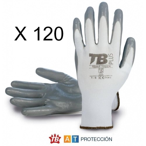 Pack 120 pares guantes nitrilo 700GPTOUCH
