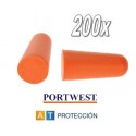 Pack 200 pares tapones Portwest EP02