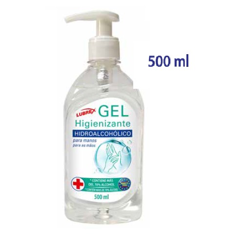 Gel desinfectante manos HIDROALCOHOLICO 500 ml - dosificador