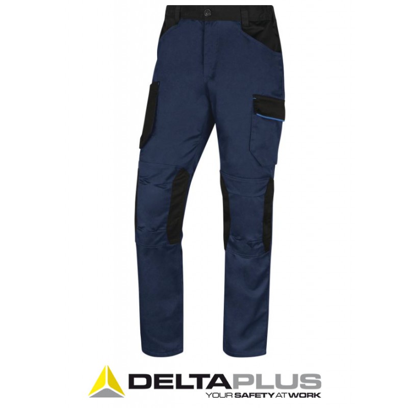 Delta Plus M2PW2GRTM Mach 2 color gris y naranja Pantalón de trabajo poliéster/algodón, forro de franela, talla M