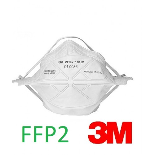 Pack 25 mascarillas Antivirus 3M 9152E FFP2 sin válvula