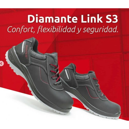 Zapatos PANTER Diamante Link S3 Metal Free