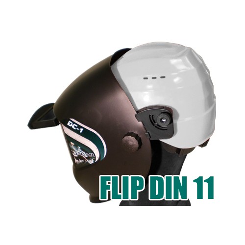 Pantalla soldar con casco DC1 FLIP