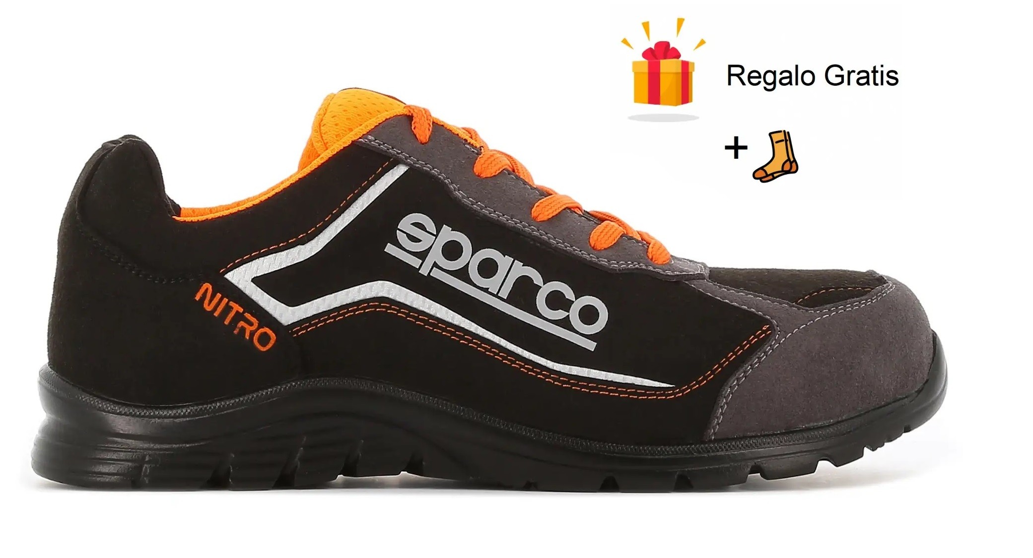 Zapatos Sparco NITRO DIDIER S3 SRC + Calcetines de regalo