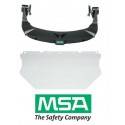 Pantalla facial MSA para acoplar a cascos con ranura