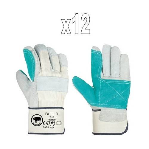 Pack guantes americanos reforzados BULL R1