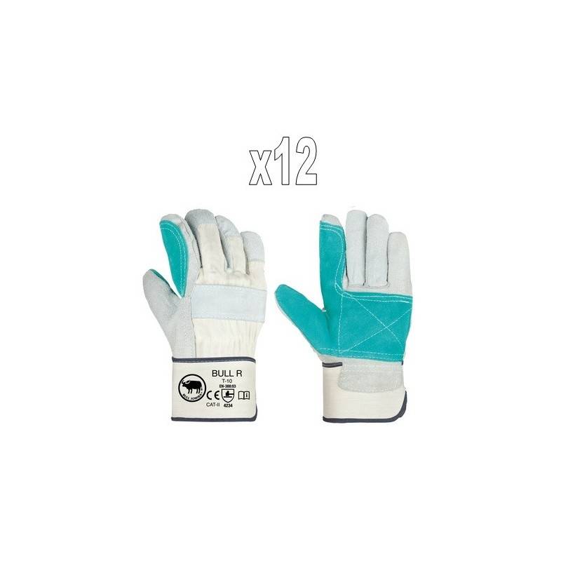 Pack guantes americanos reforzados BULL R1