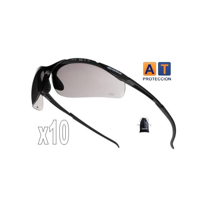 Pack 10 gafas BOLLE CONTOUR Platinum solar