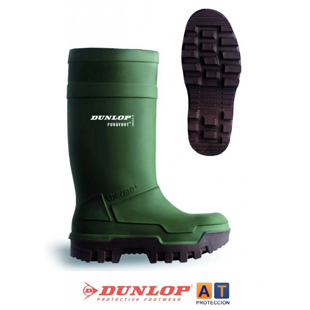 desarrollo de Crudo resistencia Botas de agua Dunlop Thermo +